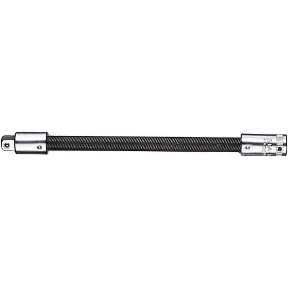 Socket Extensions; Extension Type: Flex ; Drive Size: 1/4in (Inch); Finish: Chrome-Plated ; Overall Length (Inch): 6 ; Overall Length (Decimal Inch): 6.0000 ; Insulated: No