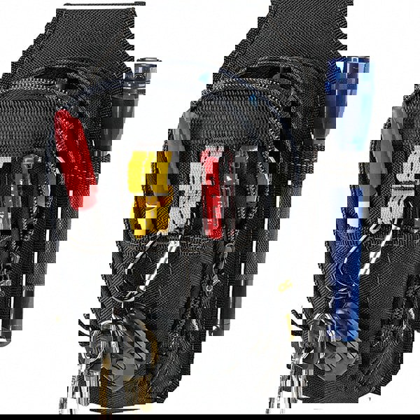 Tool Pouch: 4 Pockets, Polyester, Camouflage