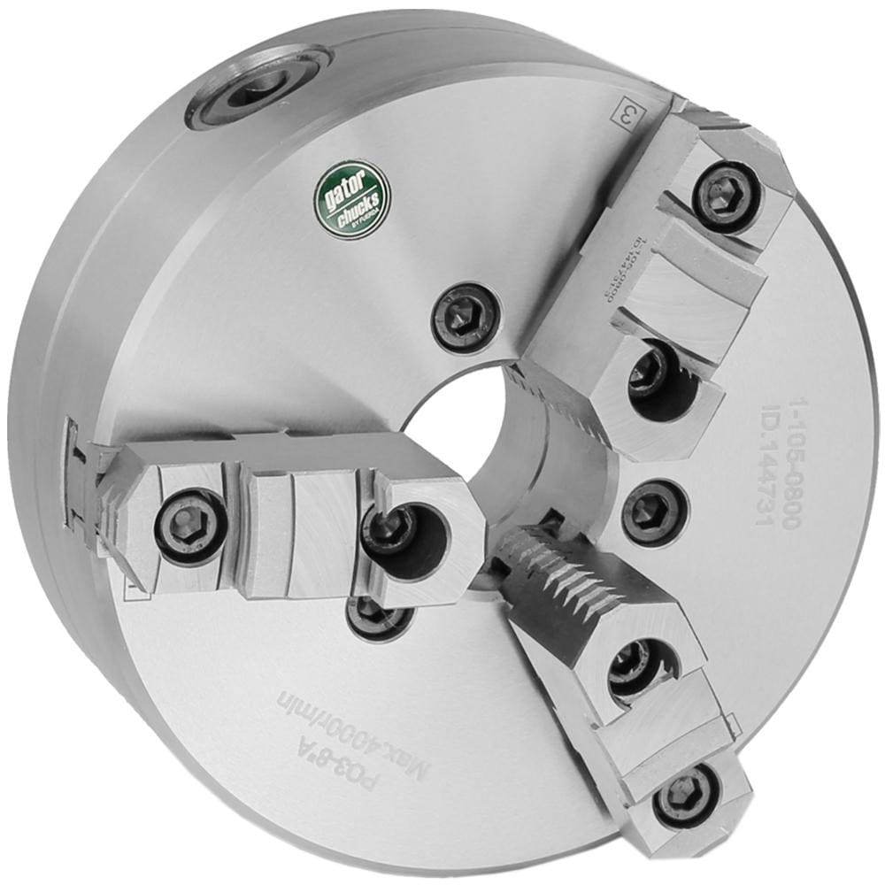 Manual Lathe Chuck: 3 Jaws, 6