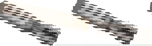 Straight Flute Tap: M10x1.25 Metric Fine, 4 Flutes, Bottoming, Powdered Metal, TiCN Coated