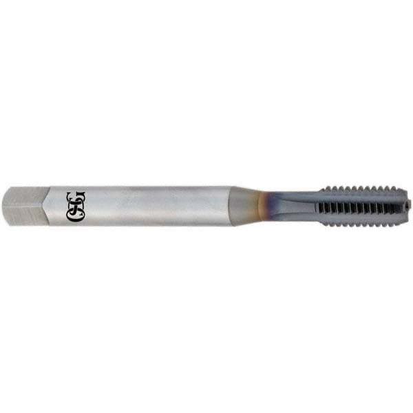 Straight Flute Tap: M12x1.25 Metric, 4 Flute, Bottoming Chamfer, 6H Class of Fit, Powdered Metal, V Finish