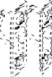 Spring Door Latch: 2-1/2