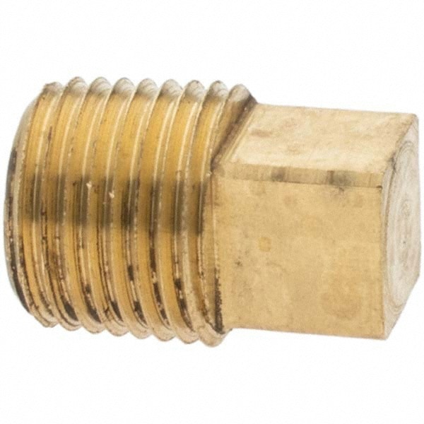 Industrial Pipe Square Head Plug: 1/8