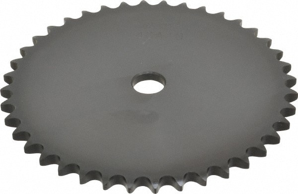 Plate Roller Chain Sprocket: 40 Teeth, 1/2