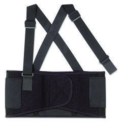 Back Support: Belt with Adjustable Shoulder Straps, Small, 25 to 30