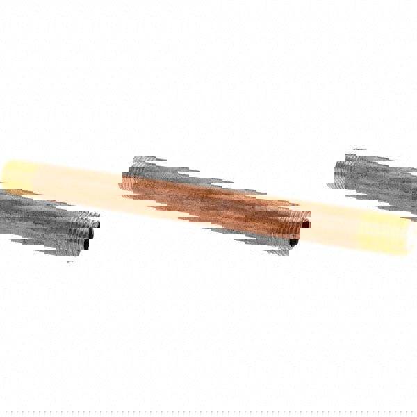 Brass Pipe Nipple: Threaded on Both Ends, 6