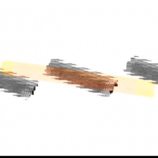 Brass Pipe Nipple: Threaded on Both Ends, 4