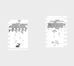 COP PLT VENT BRKT W/SS CL 1/2