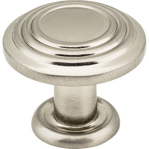 1-1/4 DIA SPRL CAB KNOB W/ SCRW SN