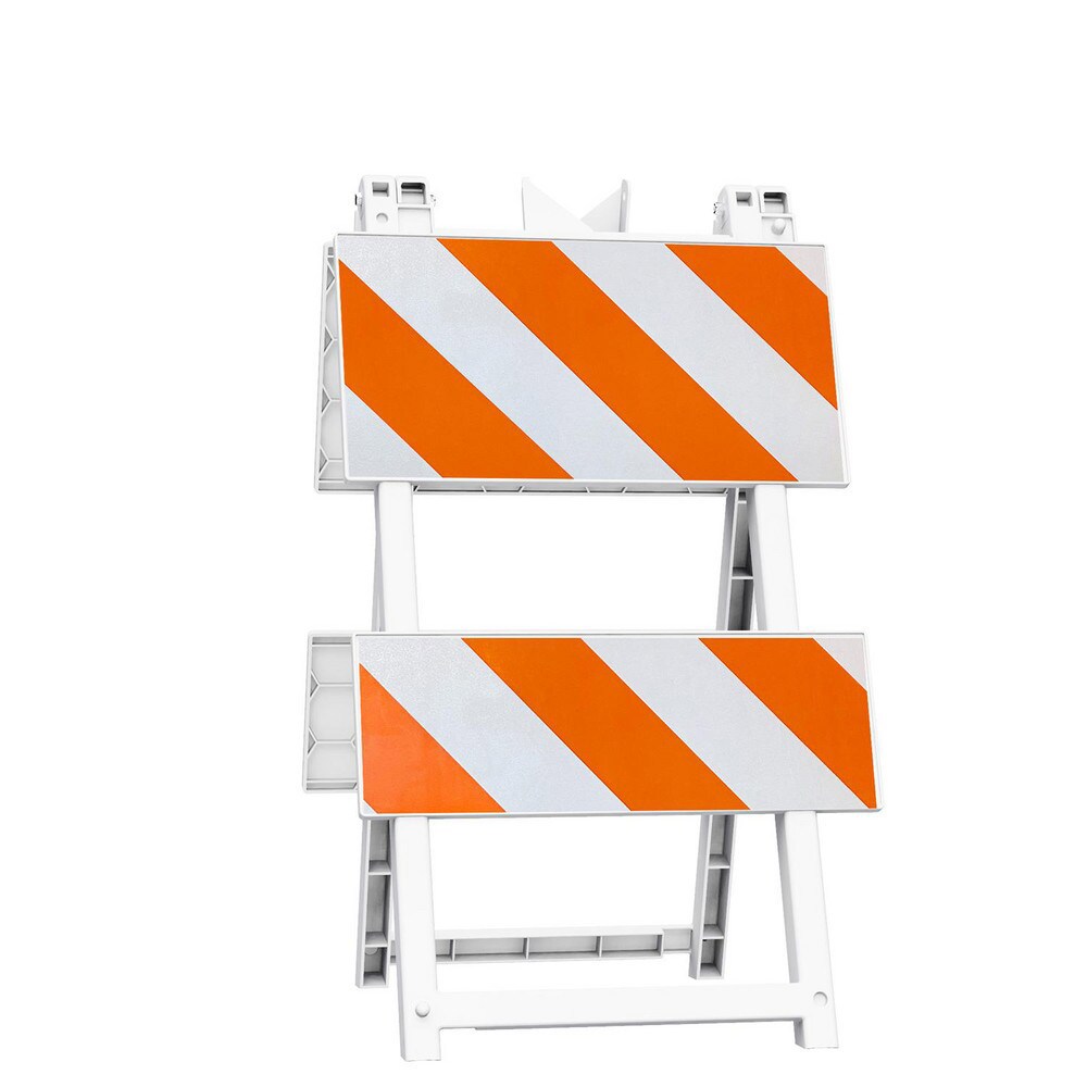 Traffic Barricades; Barricade Height (Inch): 42.6 ; Barricade Width (Inch): 24 ; Reflective: Yes ; Compliance: MASH Compliant; MUTCD