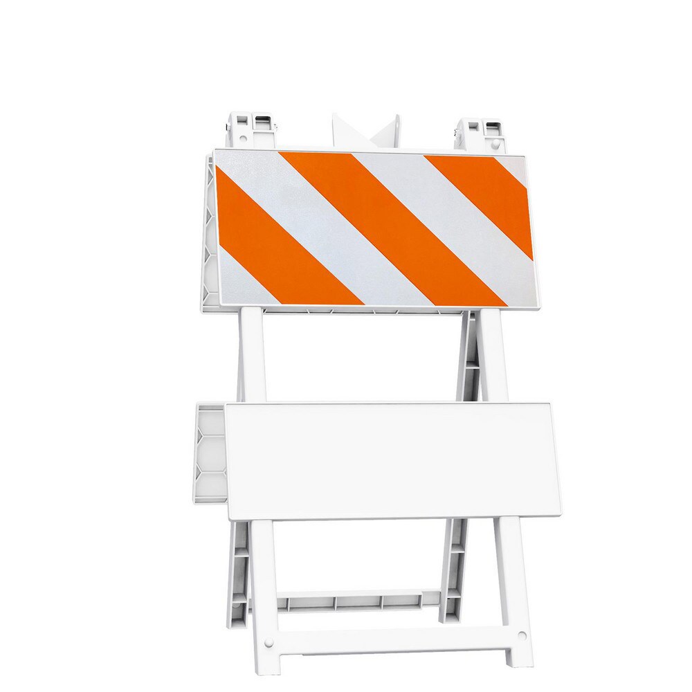 Traffic Barricades; Barricade Height (Inch): 42.6 ; Barricade Width (Inch): 24 ; Reflective: Yes ; Compliance: MASH Compliant; MUTCD