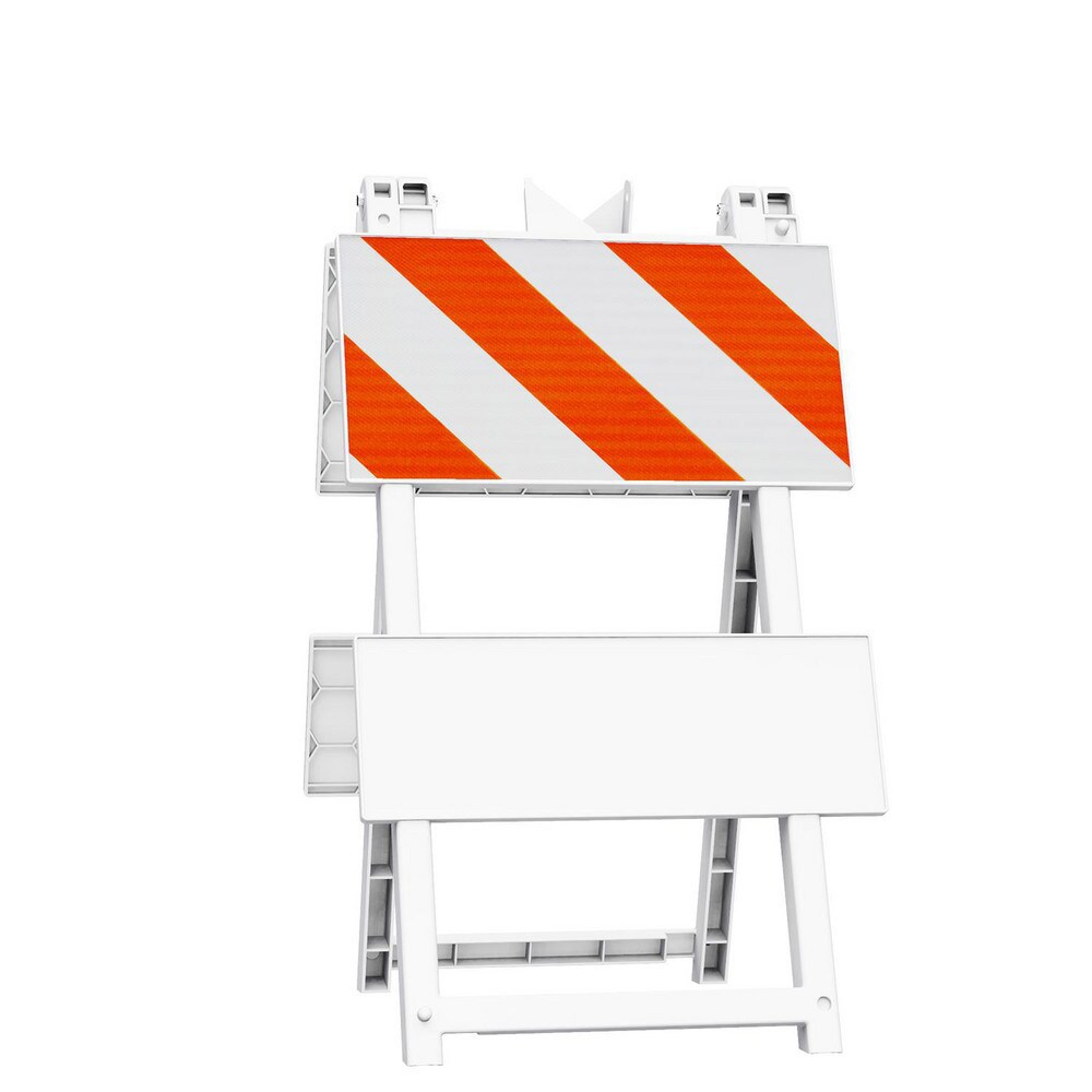Traffic Barricades; Barricade Height (Inch): 42.6 ; Barricade Width (Inch): 24 ; Reflective: Yes ; Compliance: MASH Compliant; MUTCD