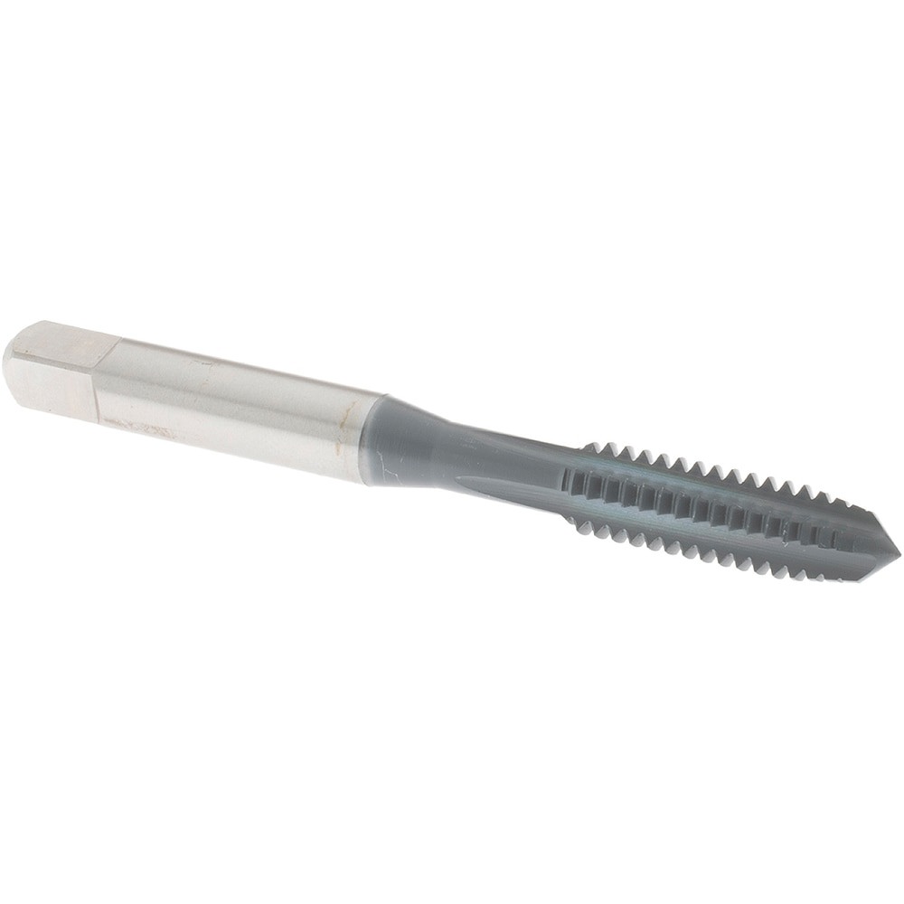 Straight Flute Tap: 1/4-20 UNC, 4 Flute, Plug Chamfer, High-Speed Steel