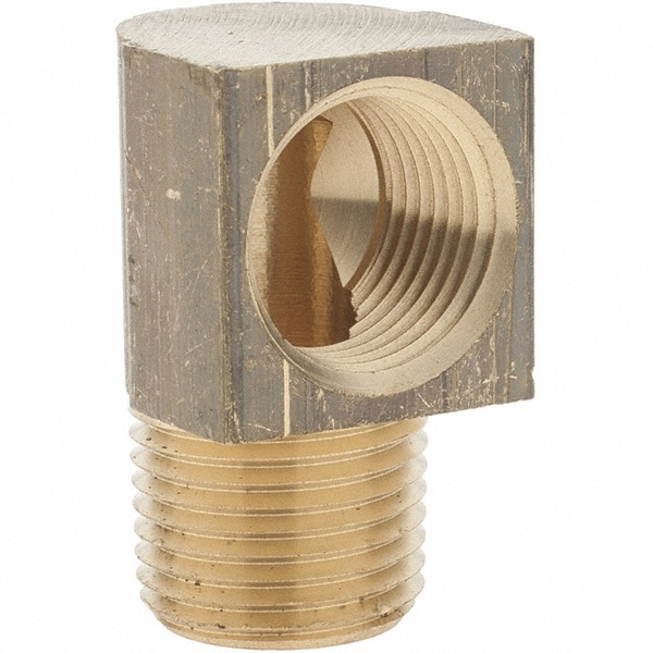 Brass Pipe 90 Street Elbow: 3/8 x 3/8