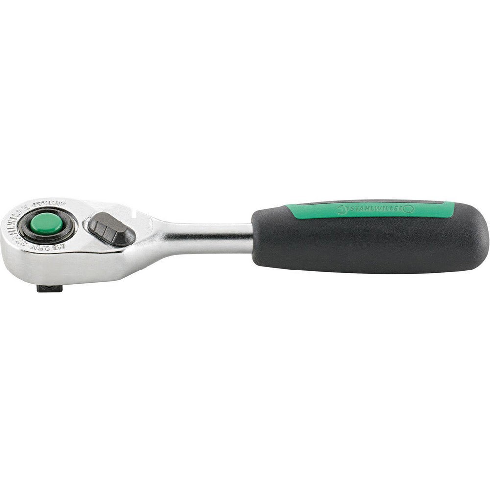 Ratchets; Tool Type: Quick-Release Ratchet; Reversible Ratchet ; Drive Size: 1/4 in ; Head Shape: Pear ; Head Style: Fixed; Reversible ; Material: Alloy Steel; Chrome ; Finish: Chrome-Plated