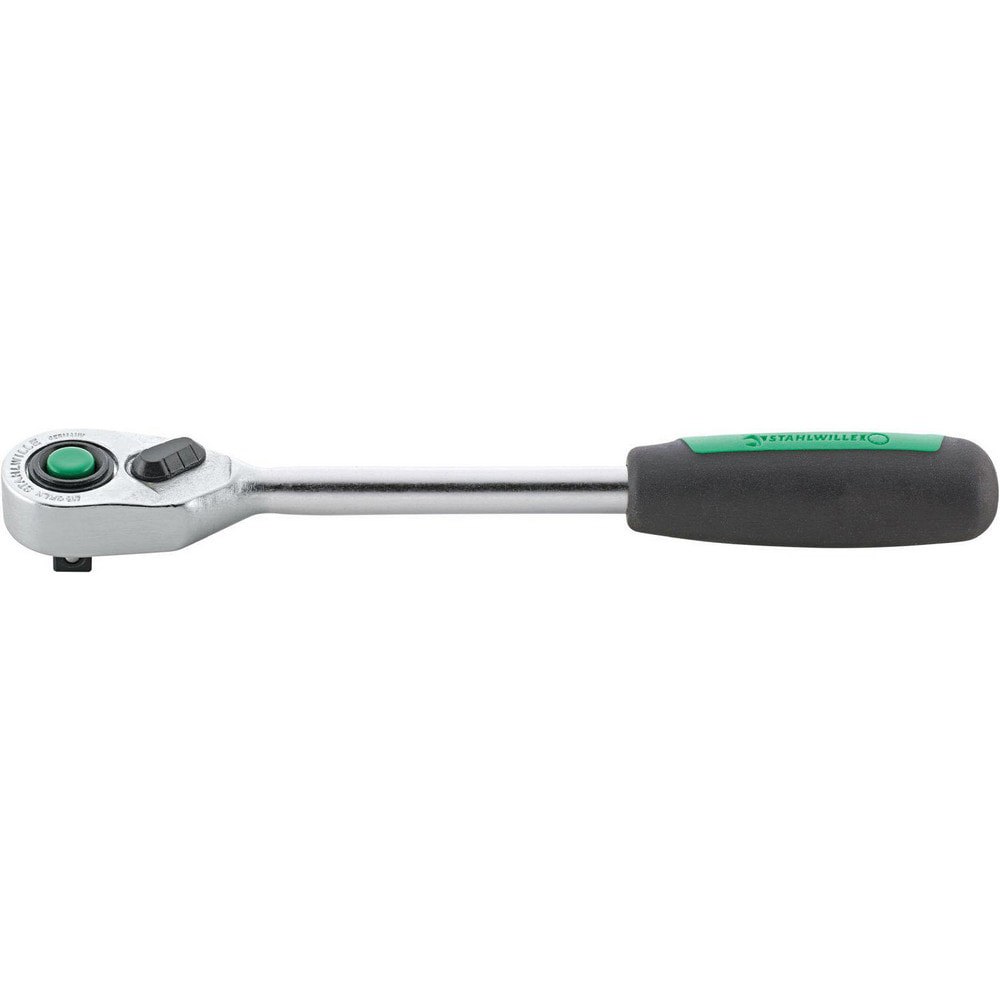 Ratchets; Tool Type: Quick-Release Ratchet; Reversible Ratchet ; Drive Size: 1/4 in ; Head Shape: Pear ; Head Style: Fixed; Reversible ; Material: Alloy Steel; Chrome ; Finish: Chrome-Plated