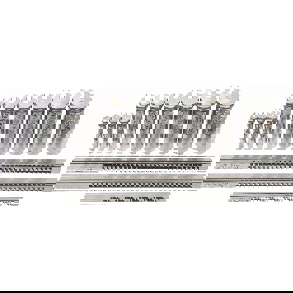 12 Piece, 1/8 to 1/4