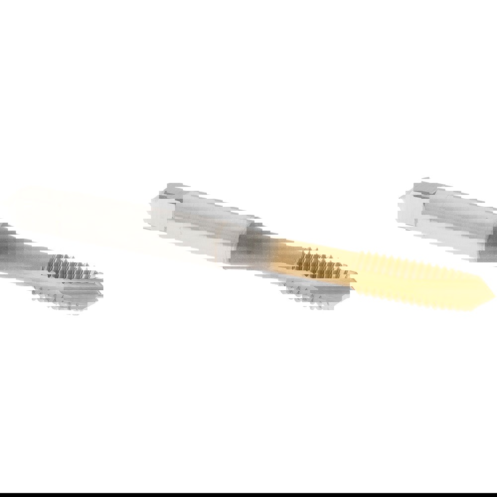 Spiral Point Tap: M6x1 Metric, 3 Flutes, Plug Chamfer, HSS-E-PM, TiN Coated