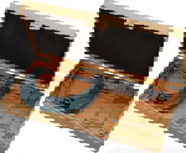 1 Inch, 38mm Throat Depth, Mechanical Spline Micrometer