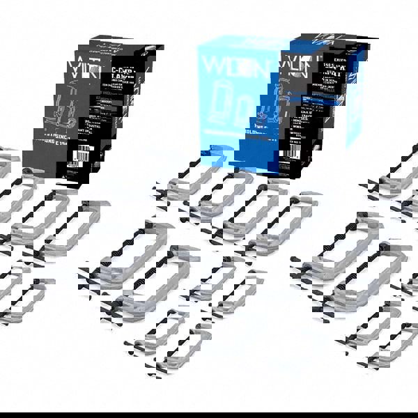 C-Clamp & Cantilever Clamp Sets; Load Capacity: 800-1400 lb ; Maximum Opening Capacity: 6in ; Includes: (2) 41408; (4) 41406; (4) 41421 ; Minimum Opening Capacity: 0in ; Duty Rating: Light-Duty ; Body Material: Cast Iron