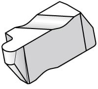 Grooving Insert: NR4094 KC730, Solid Carbide