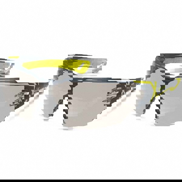 Safety Glass: Anti-Fog & Scratch-Resistant, Polycarbonate, Gray Lenses, Full-Framed, UV Protection