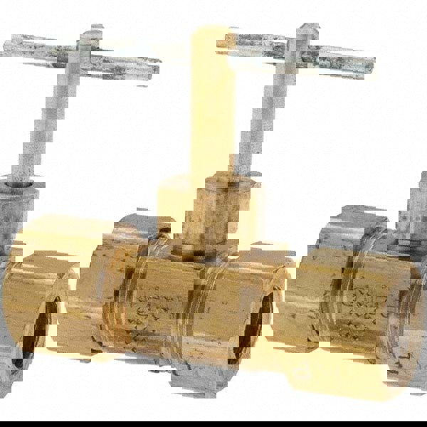 Needle Valve: Straight, Brass Body