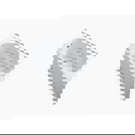 60 in. x 42 in. Soaker Alcove Bathtub with Left Drain in White