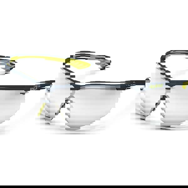 Safety Glass: Anti-Fog, Polycarbonate, Silver Mirror Lenses, Frameless, UV Protection