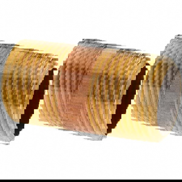 Brass Pipe Nipple: Threaded on Both Ends, 2