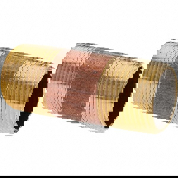 Brass Pipe Nipple: Threaded on Both Ends, 2-1/2