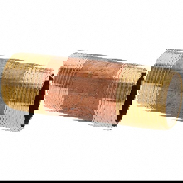 Brass Pipe Nipple: Threaded on Both Ends, 3