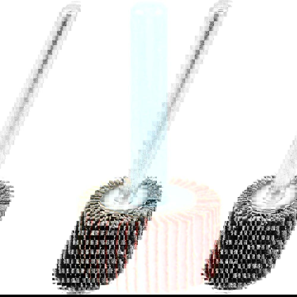 Mounted Flap Wheels; Mount Type: Shank ; Outside Diameter (Decimal Inch): 1 ; Face Width (Inch): 5/8 ; Abrasive Type: Coated ; Abrasive Material: Aluminum Oxide ; Grade: Very Fine