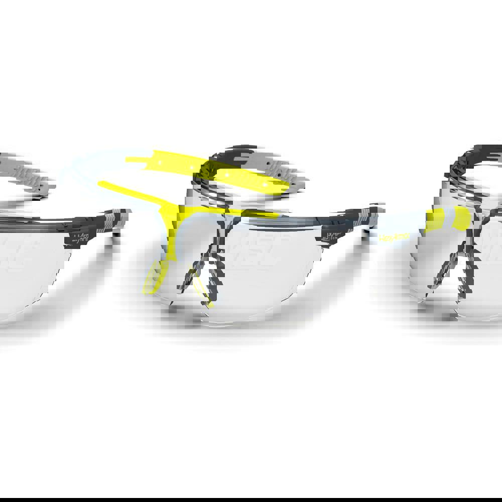 Safety Glass: Anti-Fog & Scratch-Resistant, Polycarbonate, Clear Lenses, Frameless, UV Protection