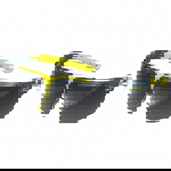 Safety Glass: Anti-Fog & Scratch-Resistant, Polycarbonate, Dark Gray Lenses, Full-Framed, UV Protection