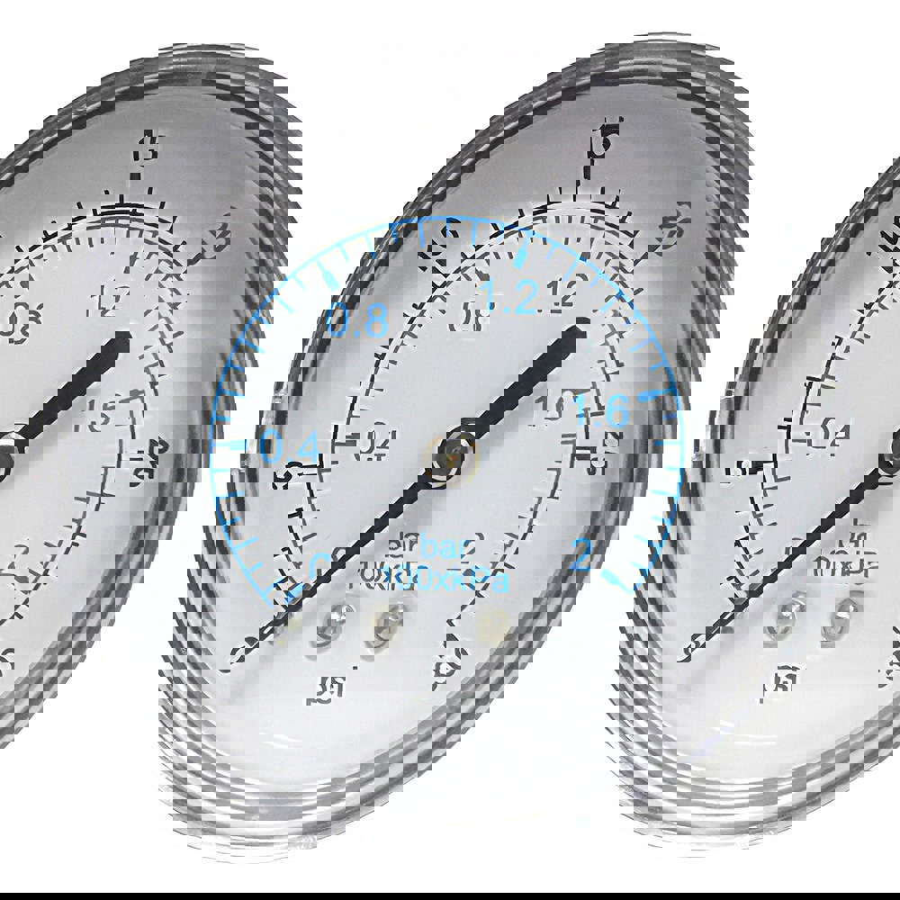 Pressure Gauge: 2-1/2