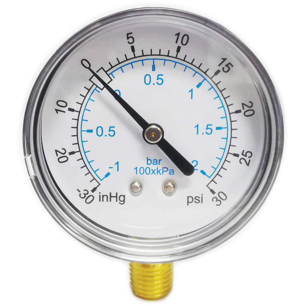 Pressure Gauge: 2-1/2