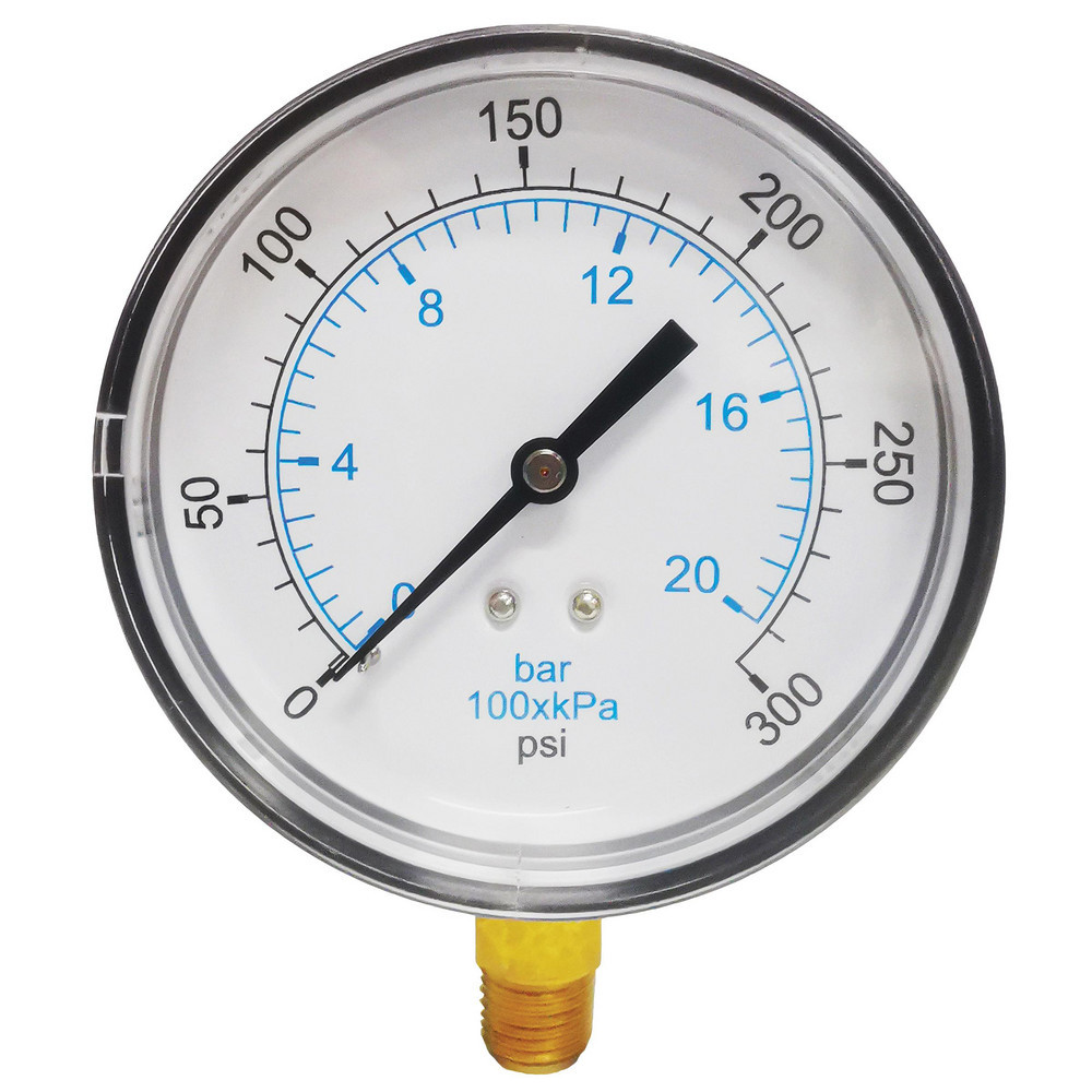Pressure Gauge: 3-1/2