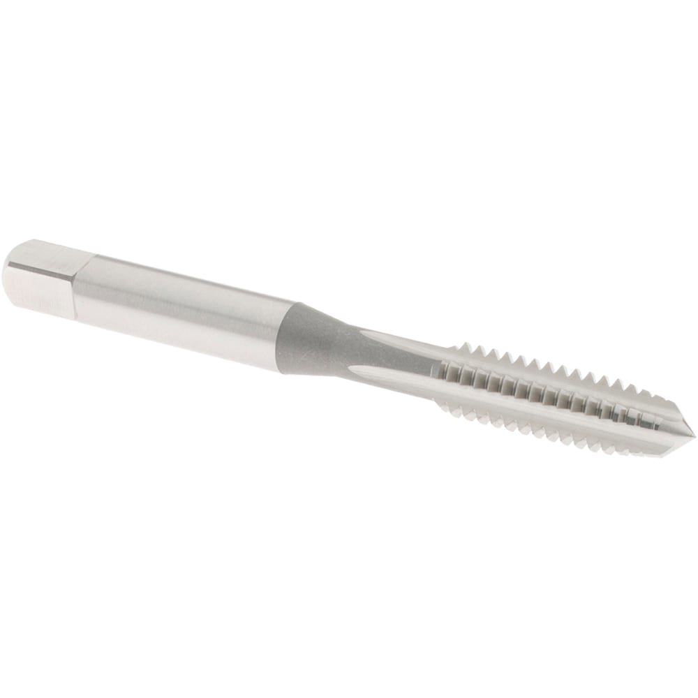 Straight Flute Tap: 1/4-20 UNC, 4 Flute, Plug Chamfer, 3B Class of Fit, High-Speed Steel, Bright/Uncoated Finish