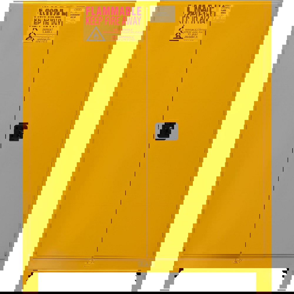 Safety Cabinets; Door Type: Manual Closing ; Mount Type: Floor ; Hazardous Chemical Type: Non-Combustible ; Cabinet Style: Standard; Double Wall ; Adjustable Shelves: Yes ; Shelf Depth (Fractional Inch): 29-1/8