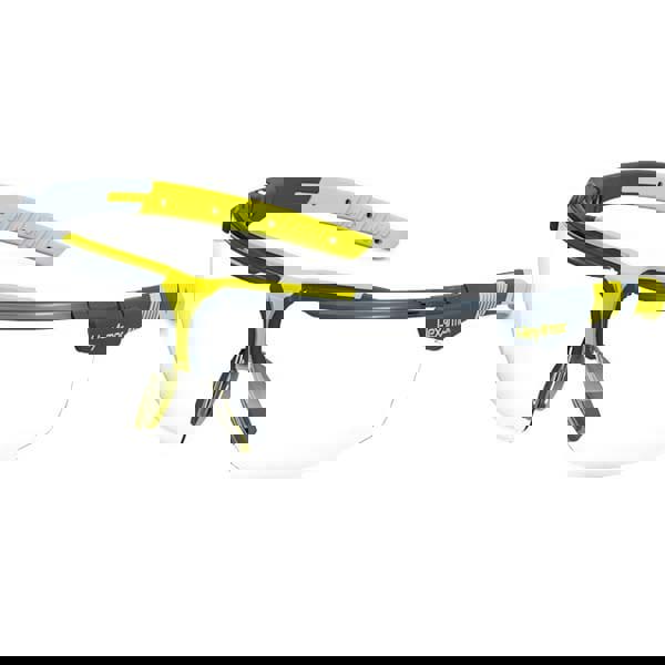 Safety Glass: Anti-Fog & Scratch-Resistant, Polycarbonate, Clear Lenses, Frameless, UV Protection