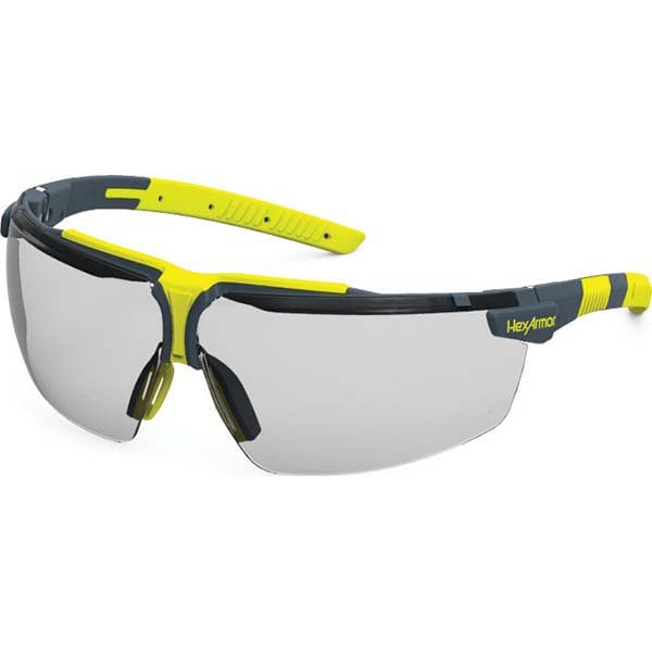 Safety Glasses; Glasses Style: Single ; Lens Coating: Anti-Fog; Scratch Resistant ; Frame Style: Frameless ; Lens Color: Gray ; Frame Color: Charcoal ; Size: Universal
