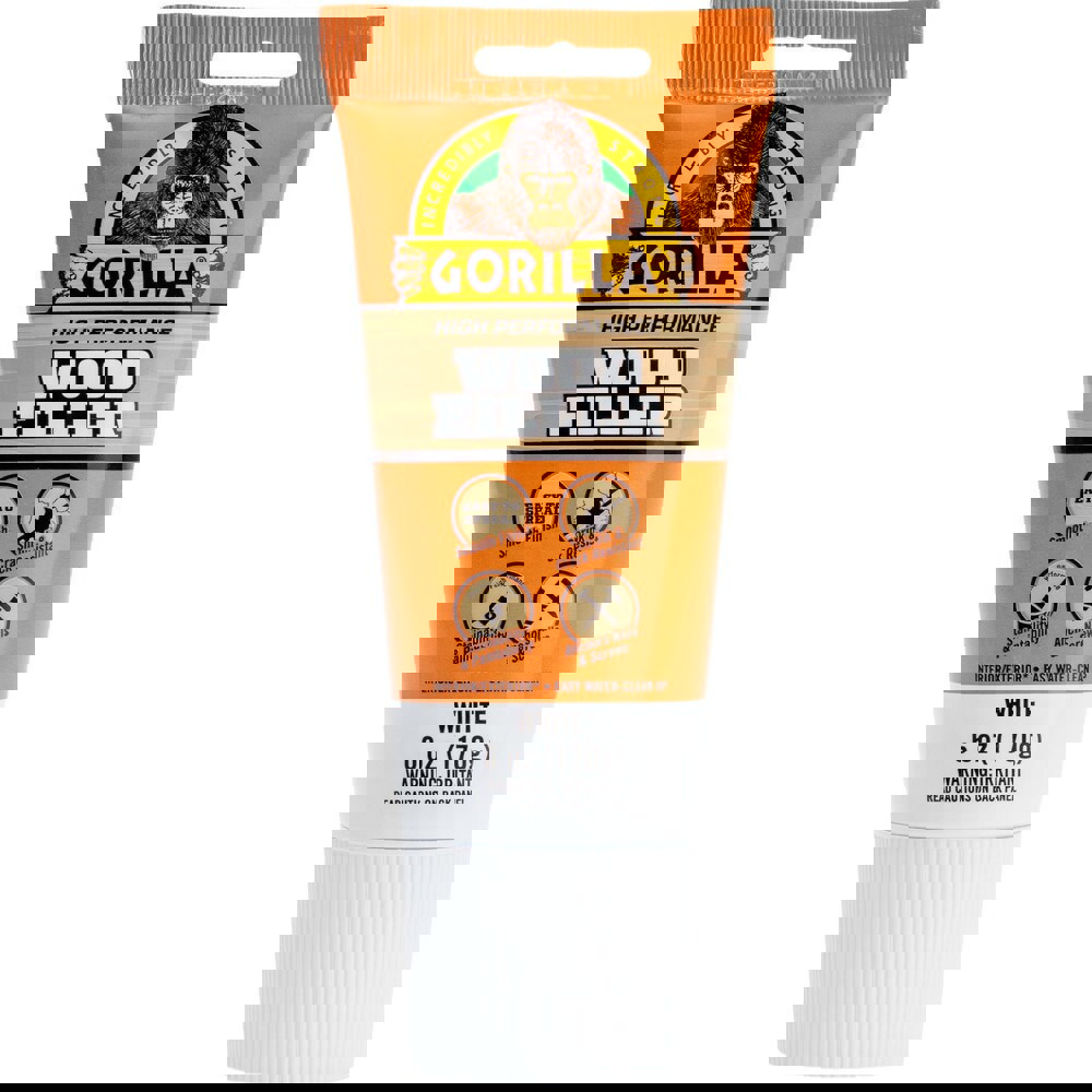 Drywall & Hard Surface Compounds; Product Type: Wood Repair ; Color: White ; Container Size: 6 oz ; Container Type: Tube ; Coverage: 1 sq in per oz ; VOC Content (g/L): 13