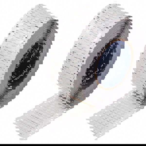 Label Maker Label: White, Polyolefin, 5,000 per Roll