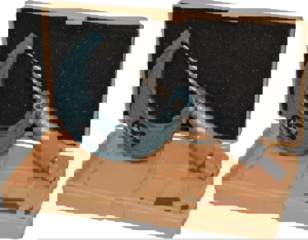 1 Inch, 38mm Throat Depth, Ratchet Stop, Mechanical Point Micrometer