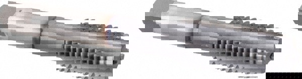 Straight Flute Tap: 7/16-14 UNC, 4 Flute, Plug Chamfer, High-Speed Steel, TiCN Finish