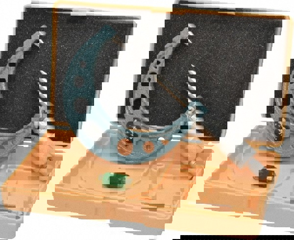 1 to 2 Inch, 49mm Throat Depth, Ratchet Stop, Mechanical Point Micrometer