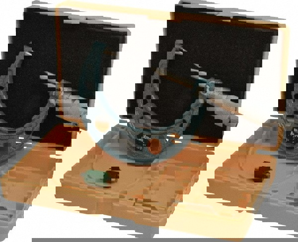 1 to 2 Inch, 49mm Throat Depth, Ratchet Stop, Mechanical Point Micrometer