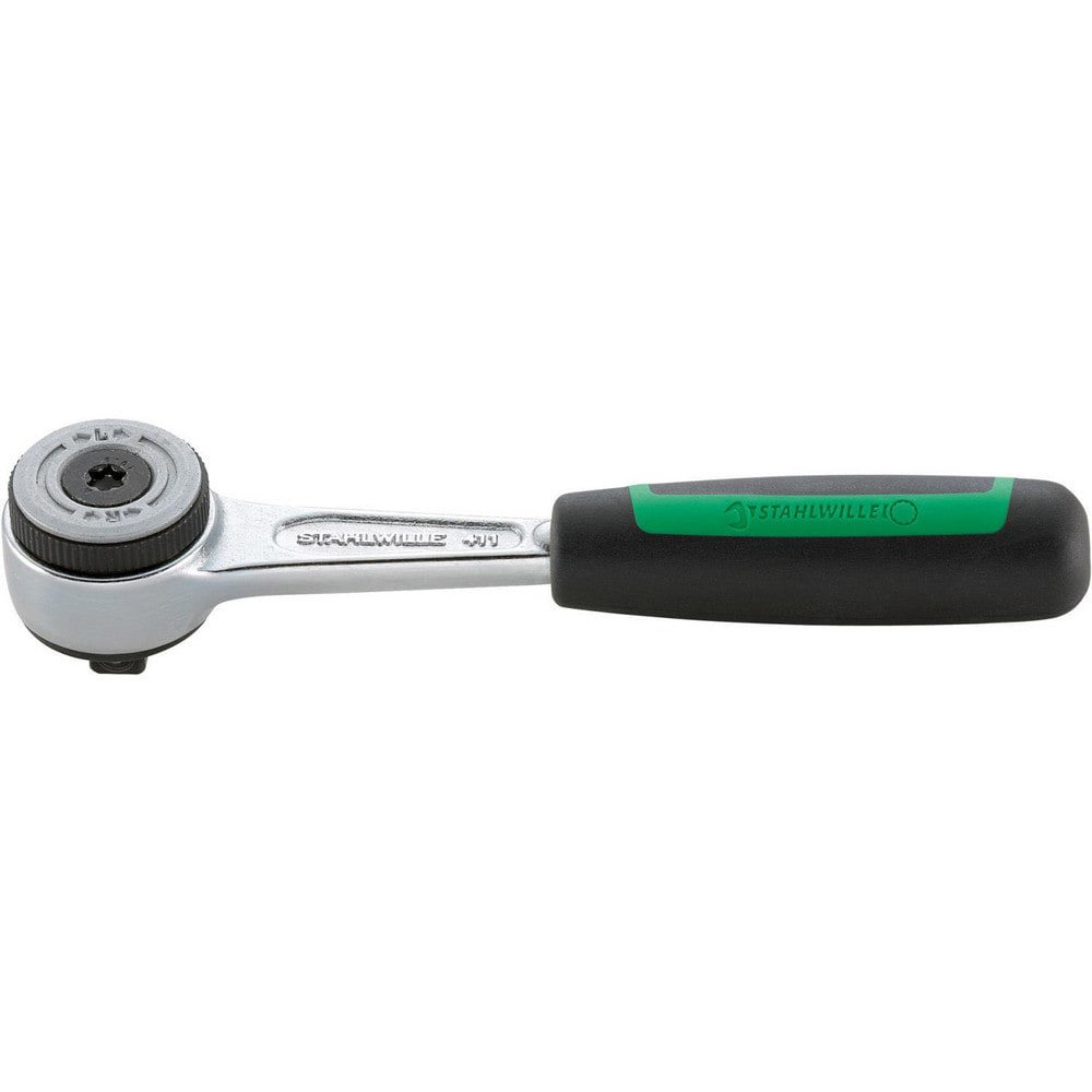 Ratchets; Tool Type: Reversible Ratchet ; Drive Size: 1/4 in ; Head Shape: Round ; Head Style: Fixed; Reversible ; Material: Alloy Steel; Chrome ; Finish: Chrome-Plated