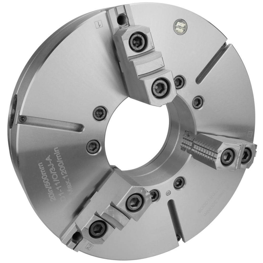 Manual Lathe Chuck: 3 Jaws, 16